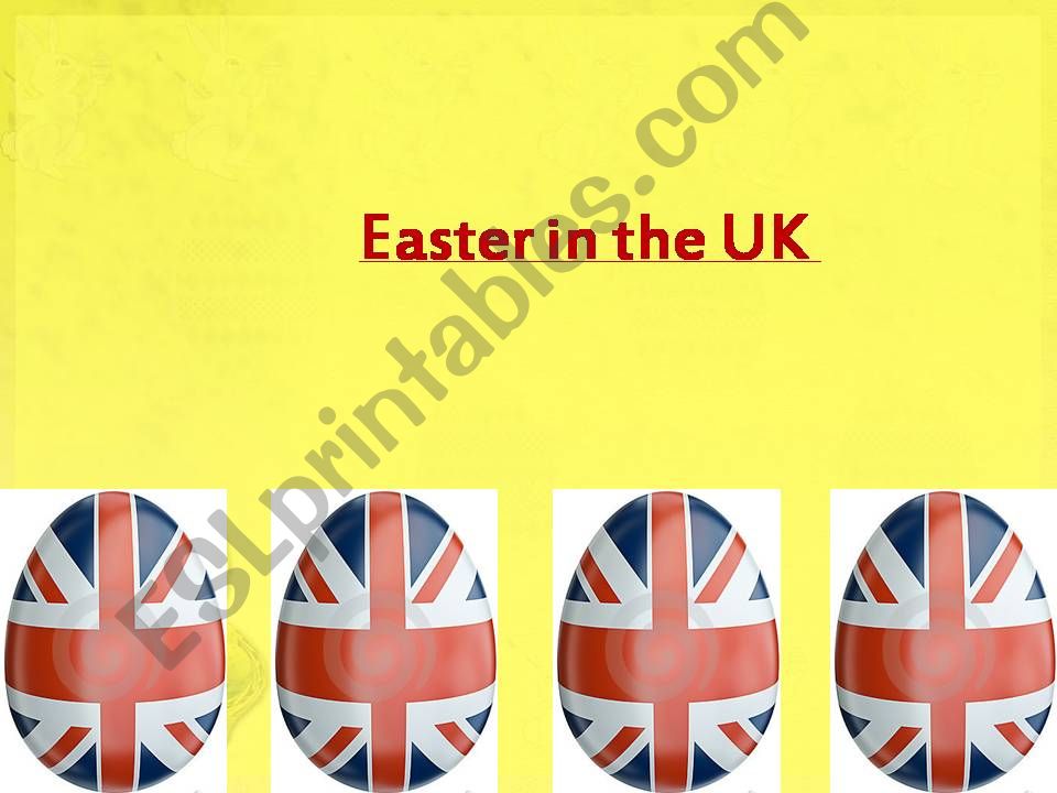 Easter in the UK powerpoint