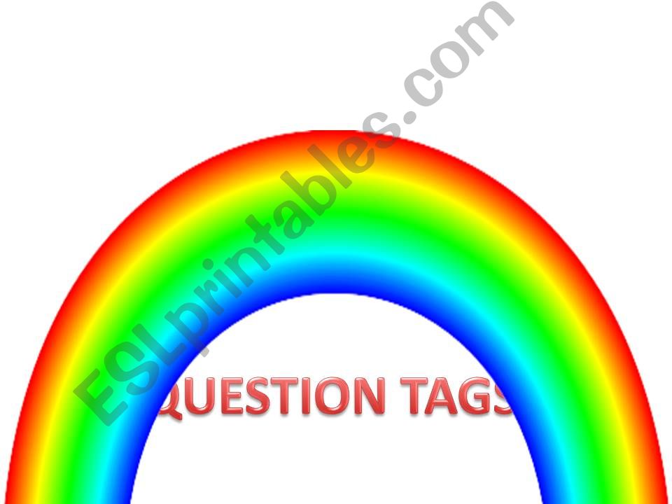 Question tags powerpoint