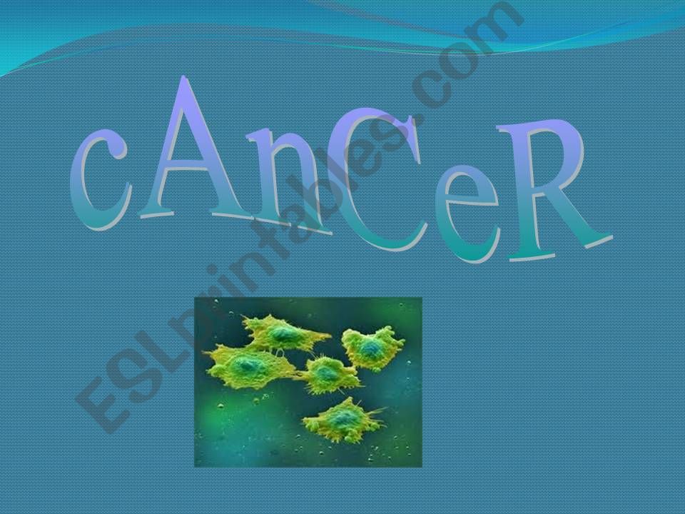 CANCER powerpoint