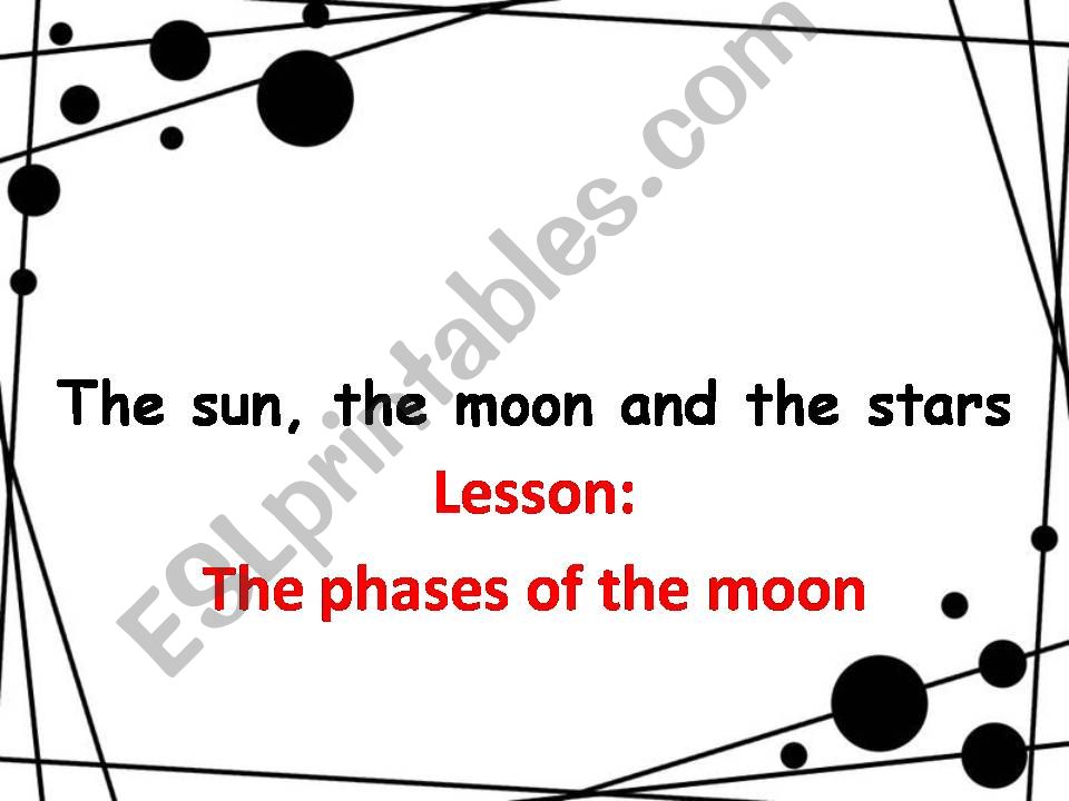 The Phases of the Moon powerpoint