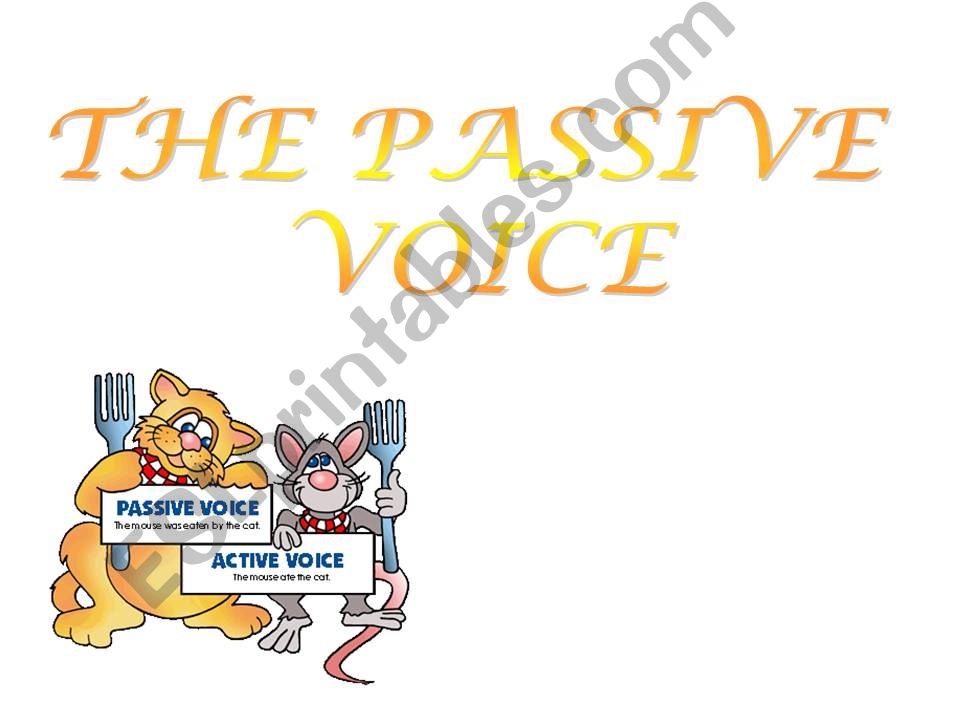 The passive voice powerpoint