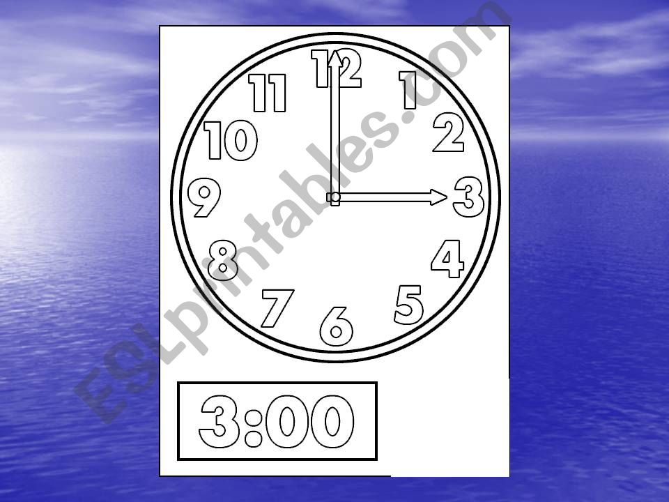 THE TIME CLOCKS powerpoint