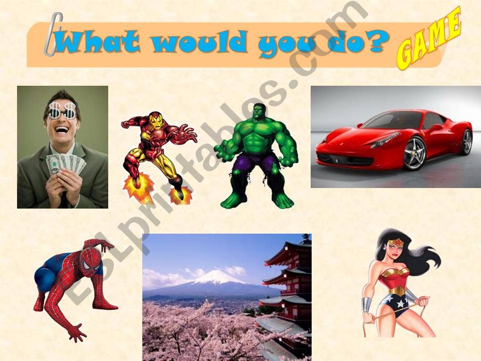 What would you do? Game powerpoint