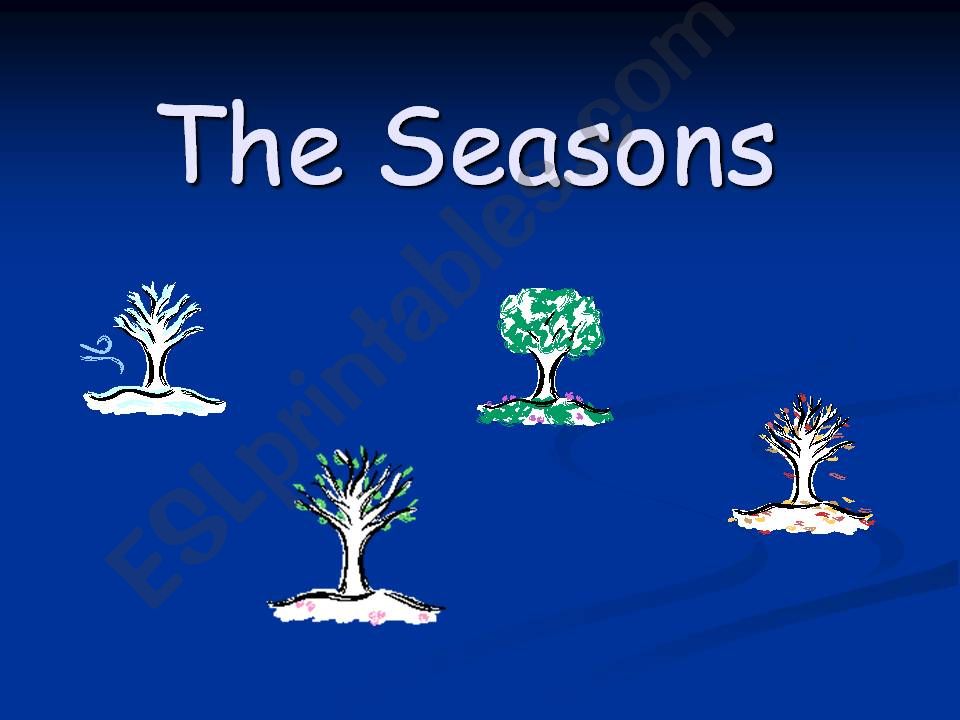 seasons powerpoint