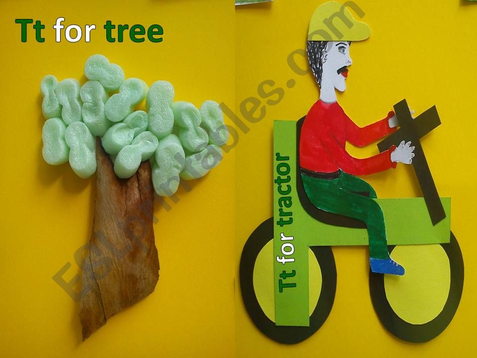 Tt for tree and tractor powerpoint