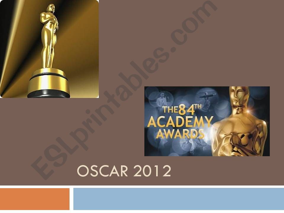 Oscar 2012 powerpoint