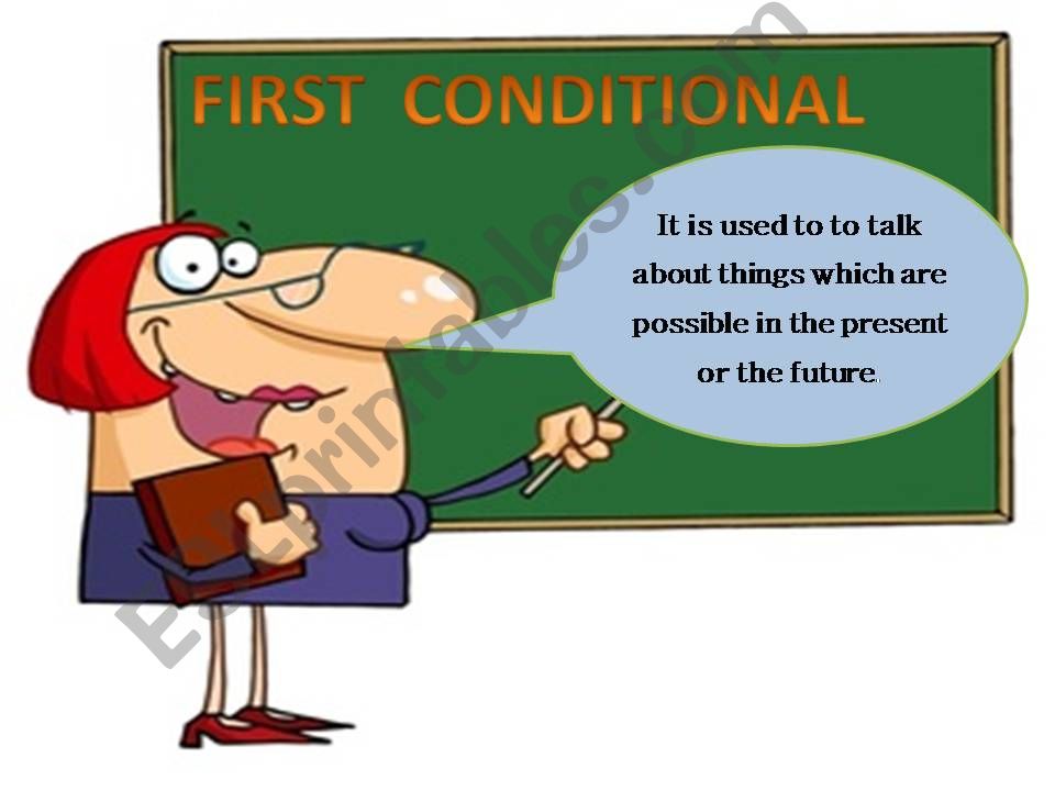 FIRST CONDITIONAL powerpoint