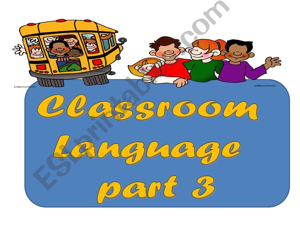 Classroom Language part 4 powerpoint
