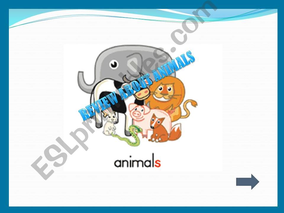 Animals powerpoint