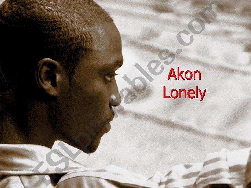 Akon - Lonely powerpoint
