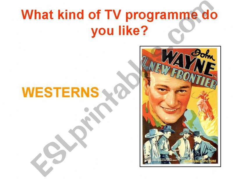 what kind of TV programme do you like2