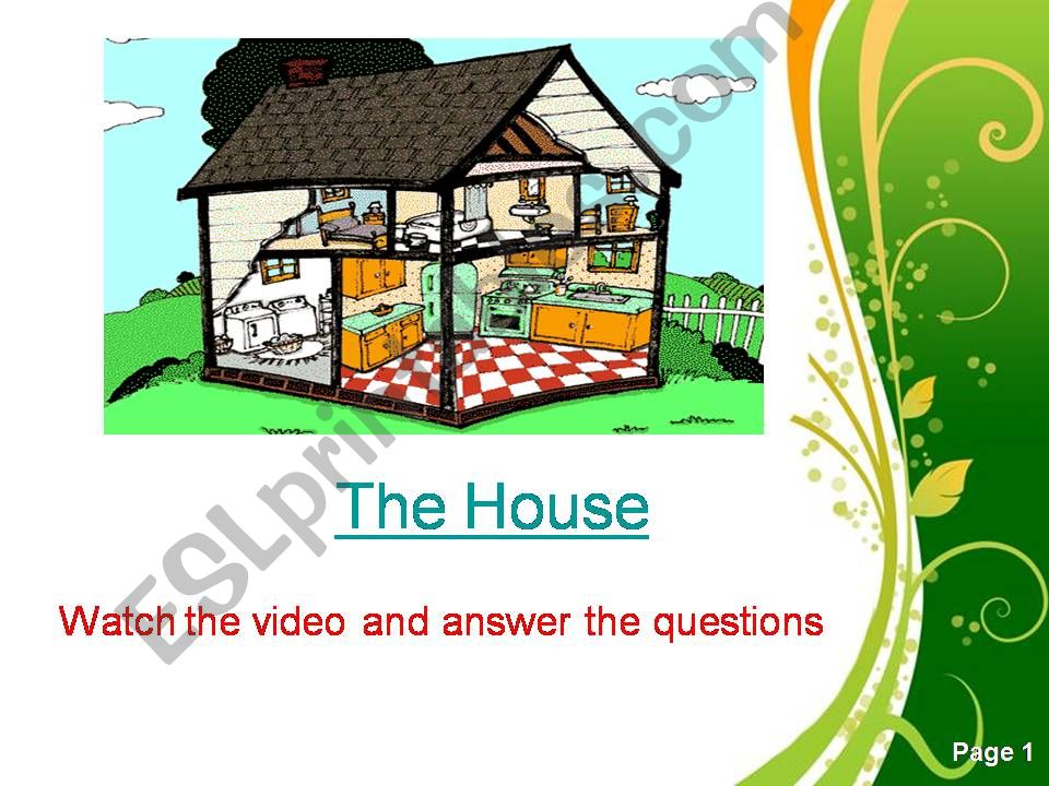 The HOUSE powerpoint