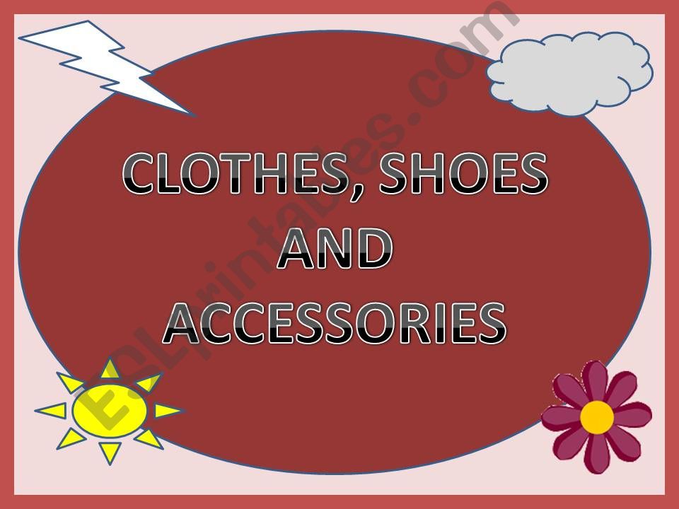 Clothes, shoes and accessories_Part 1