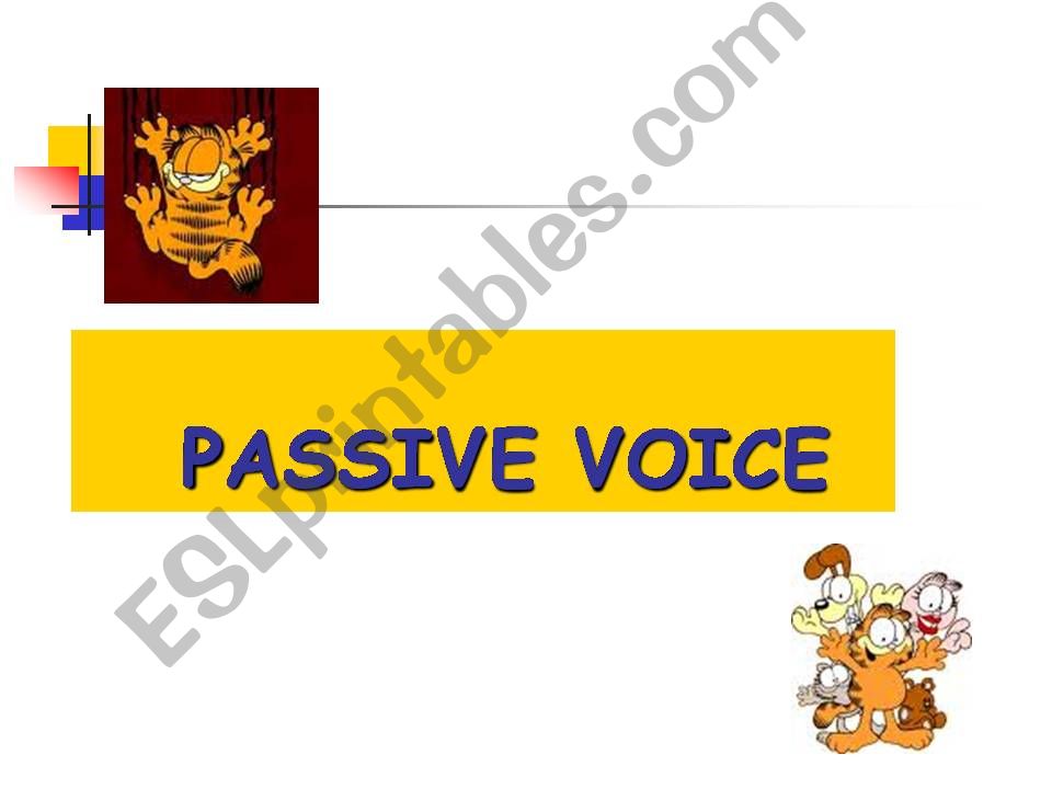 Passive voice powerpoint