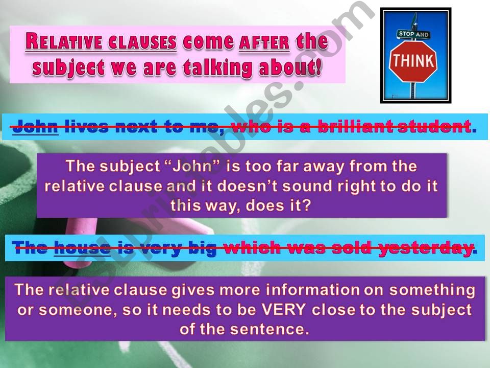 Relative Clauses (info+practise) 3/3