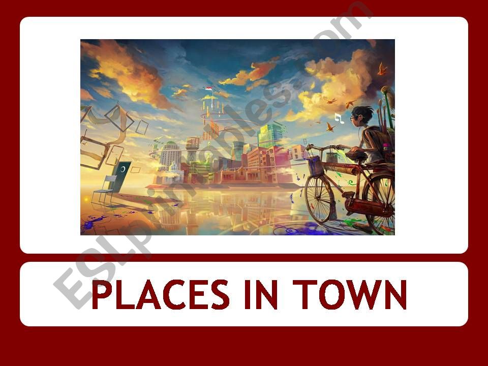 Places in Town powerpoint