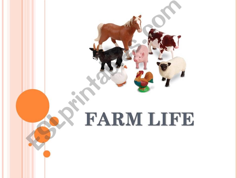 Farm Animals PPT powerpoint