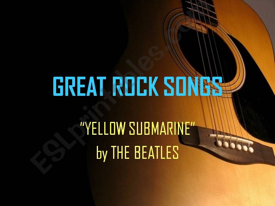 GREAT ROCK SONGS - Yellow Submarine - The BEATLES