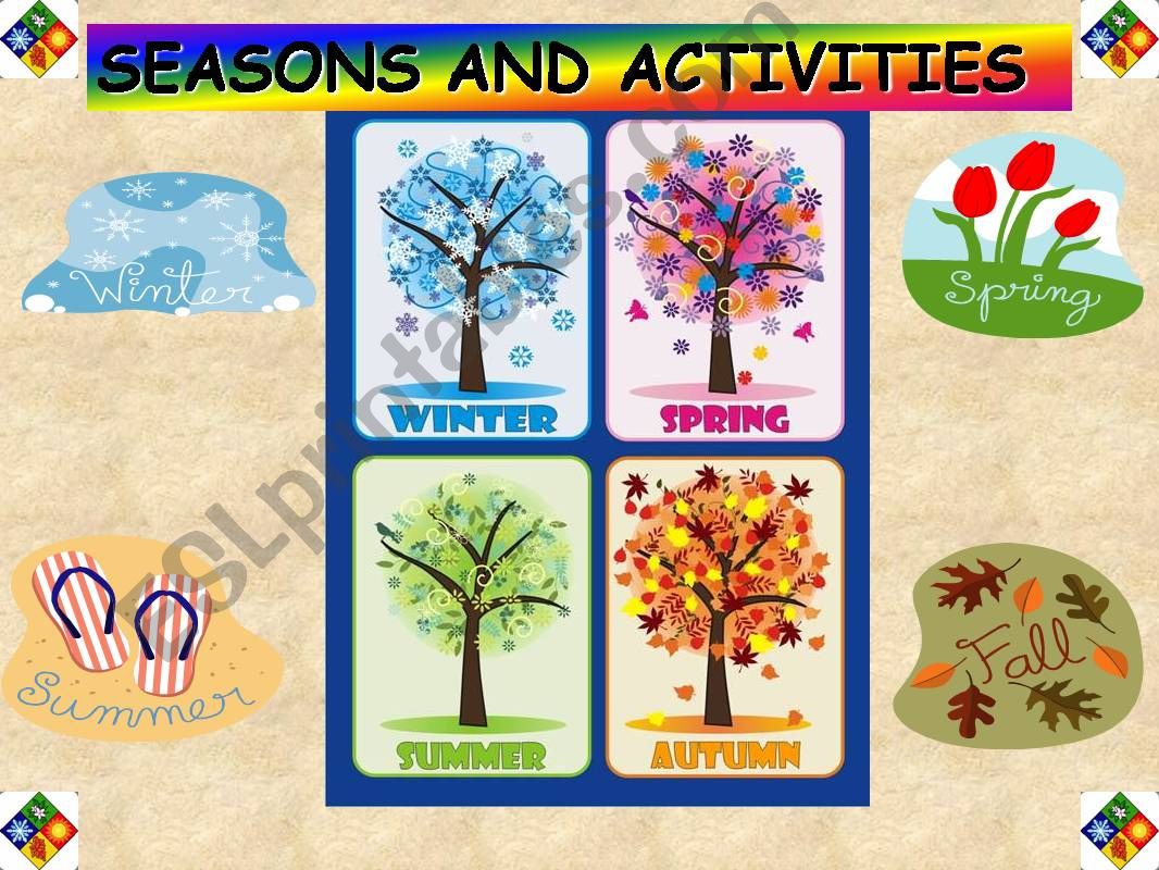 Seasons and activities_part1 powerpoint