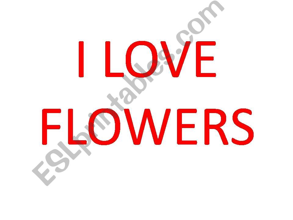 Flowers powerpoint