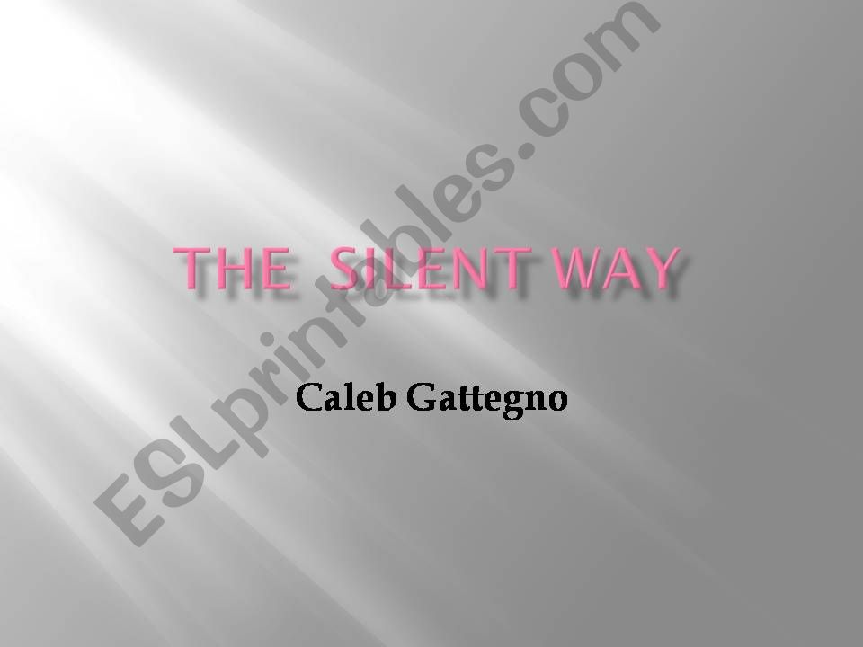 The sailent Way powerpoint