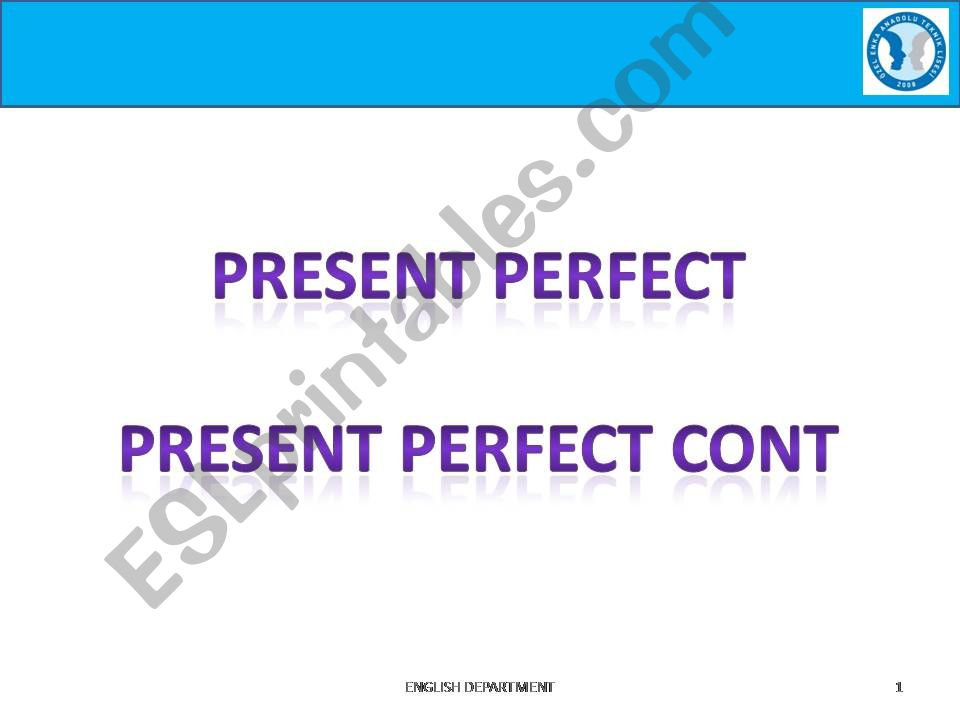 present perfect simple vs cont