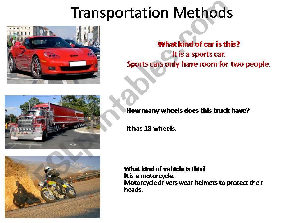 transportation powerpoint