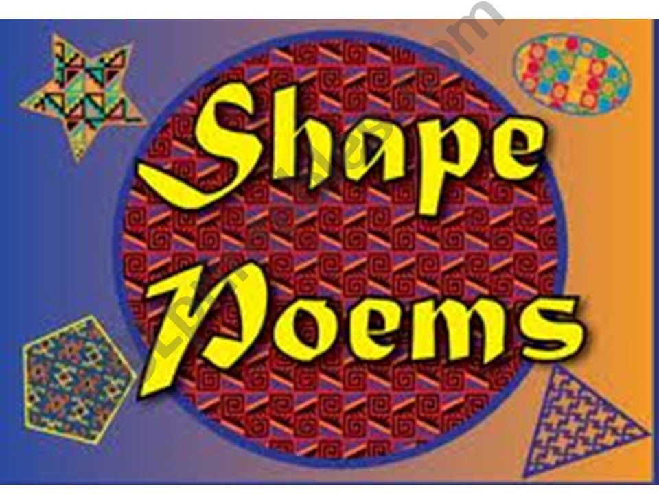 A shape poem powerpoint