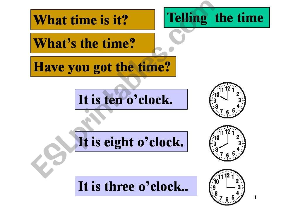 time powerpoint