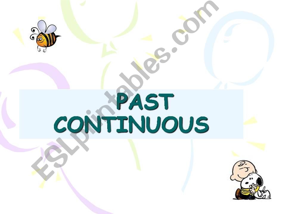 Past Continuous powerpoint