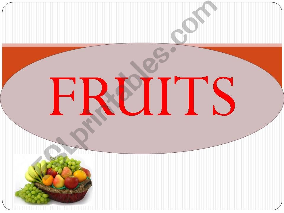 FRUITS powerpoint