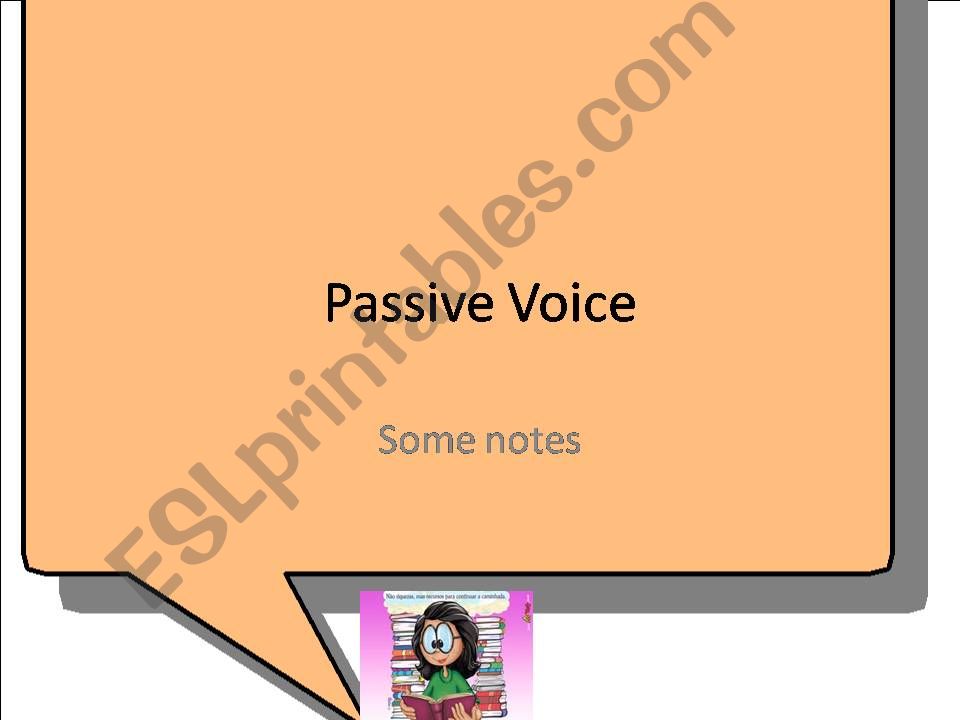 passive voice powerpoint