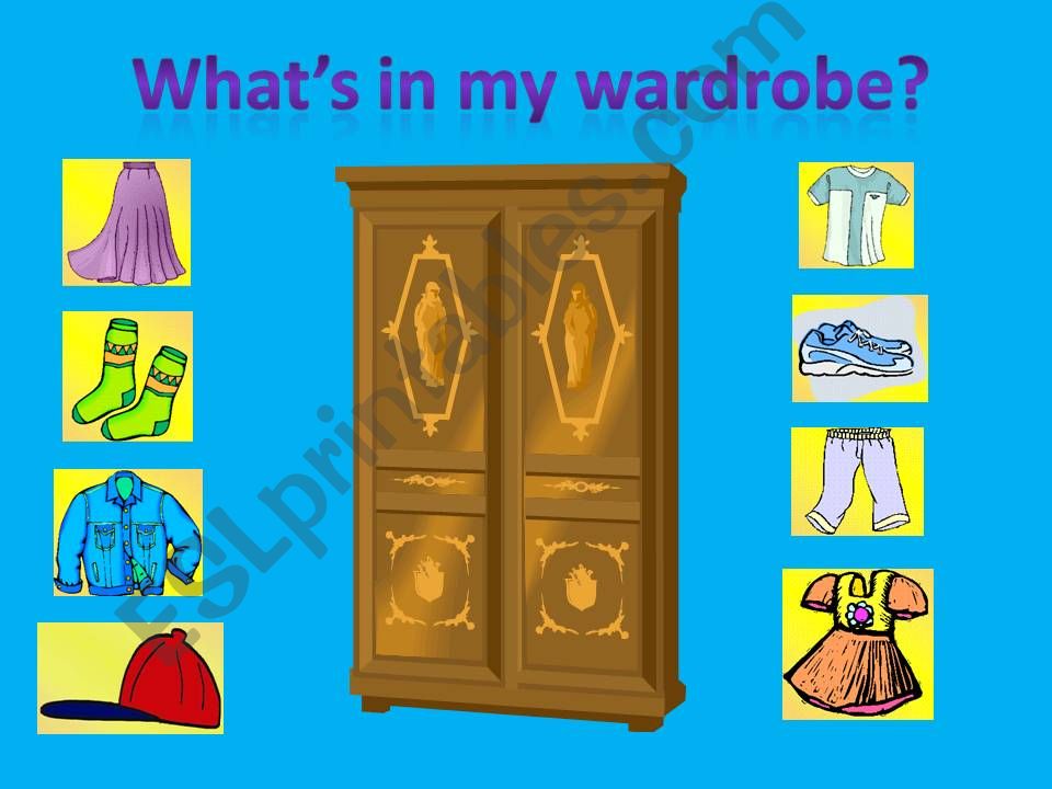 Whats in my wardrobe powerpoint