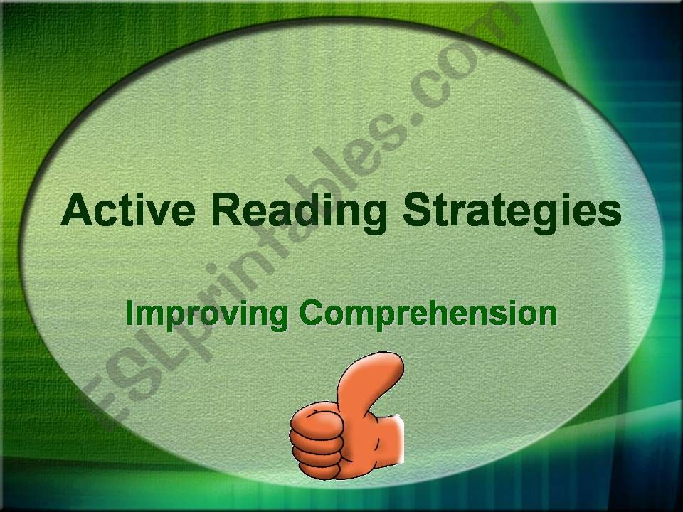 Reading Strategies powerpoint