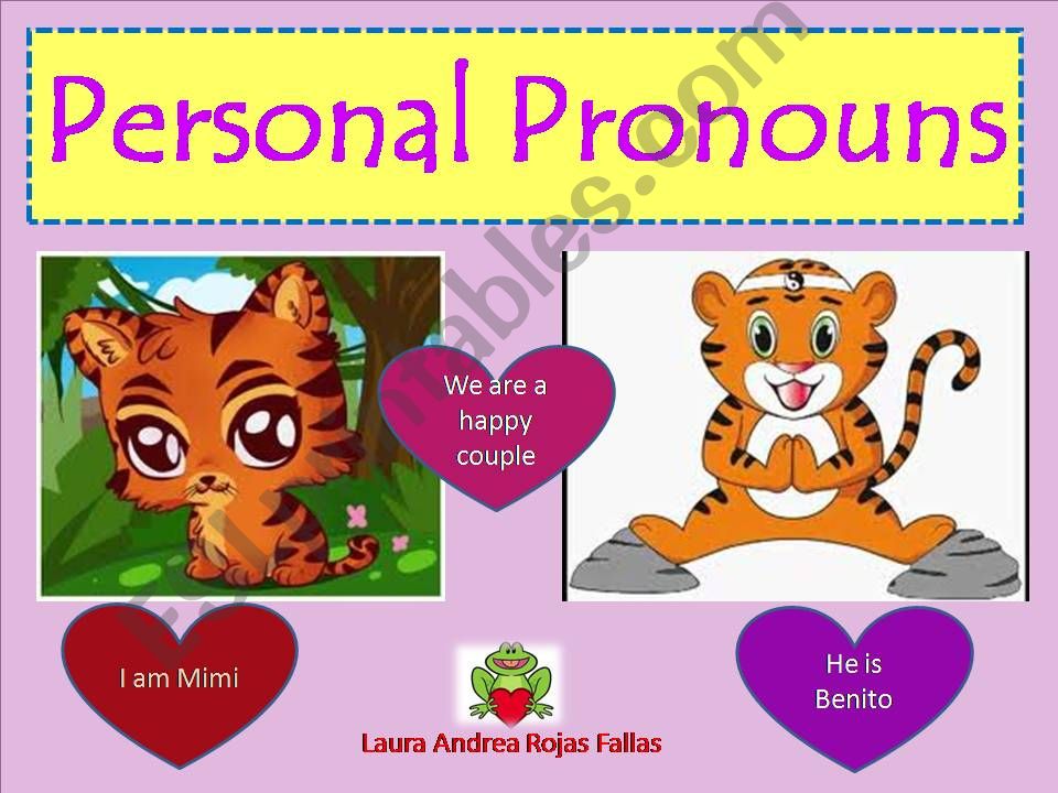 Personal Pronouns powerpoint