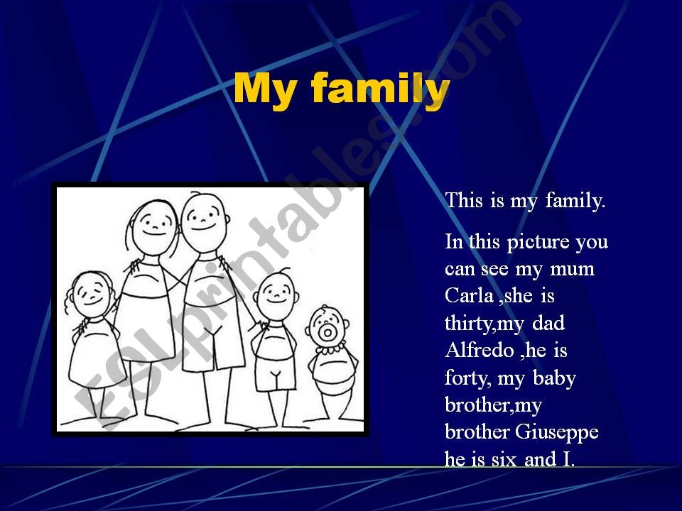 my family powerpoint
