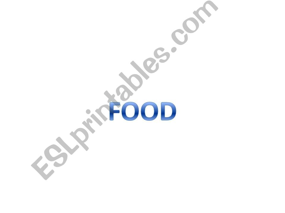 FOOD powerpoint