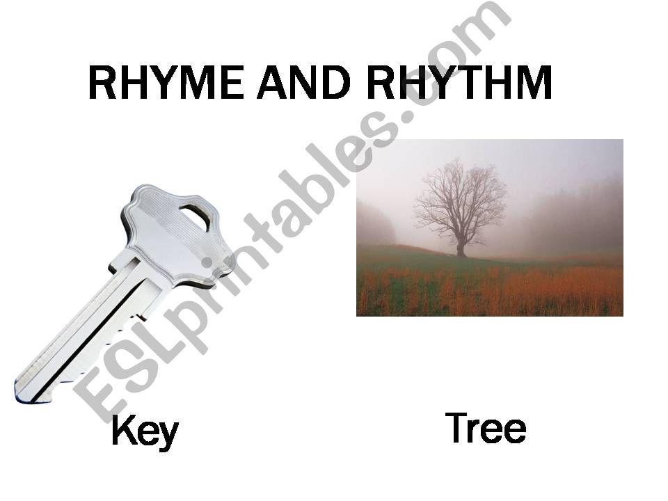 Rhyme & Rhythm powerpoint