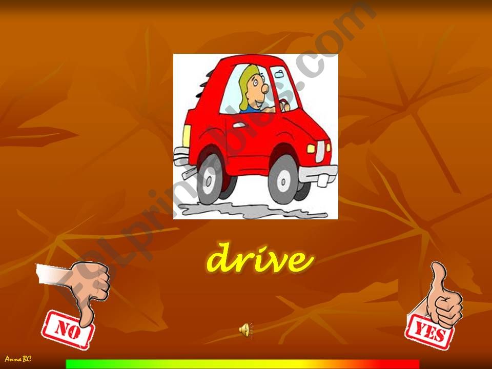 GAME - 42 basic verbs with pictures and sounds - part 4/5
