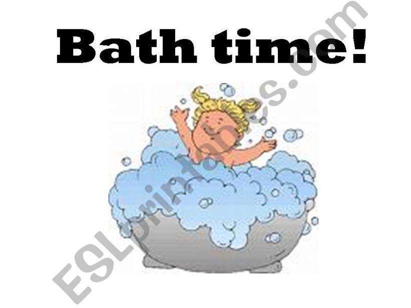 Bathtime! powerpoint