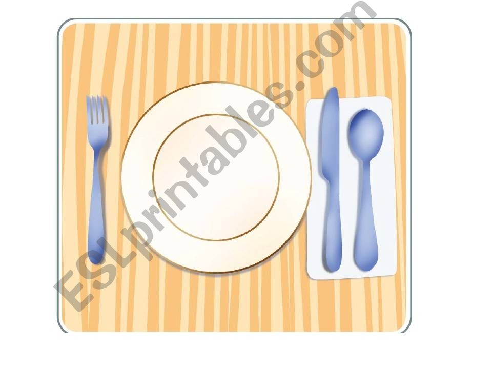cutlery with sounds powerpoint