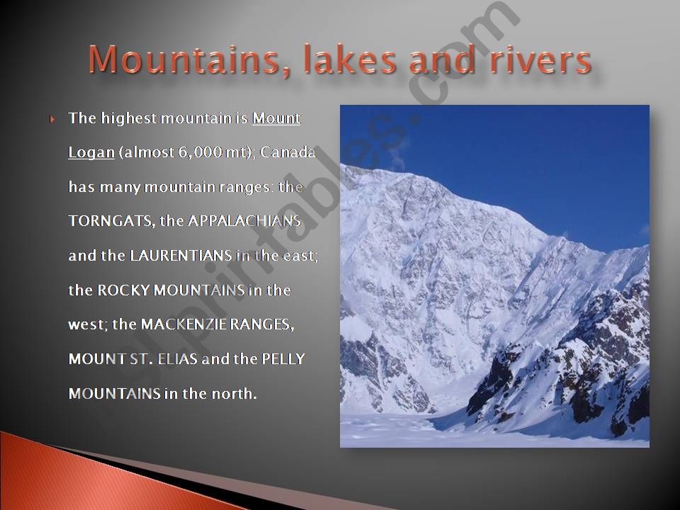 Geography: CANADA (PART 2) powerpoint