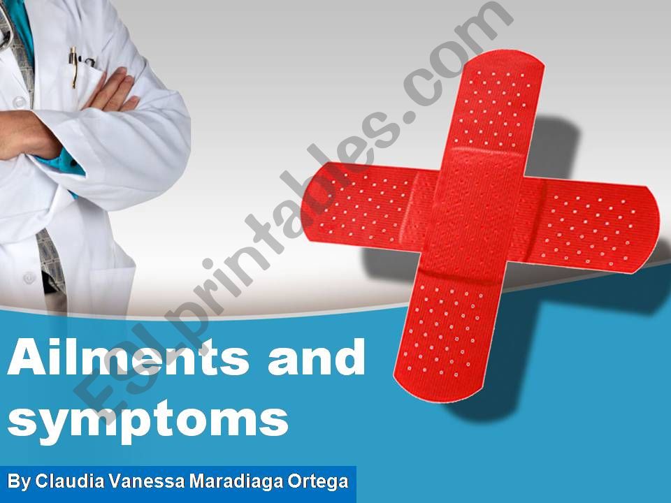 Ailments and injuries powerpoint