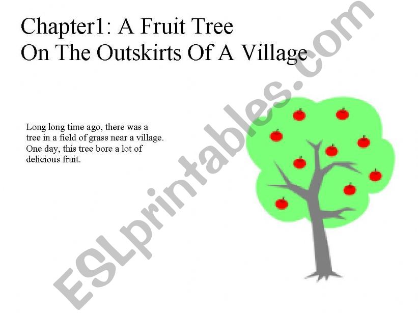 A Fruit Tree powerpoint