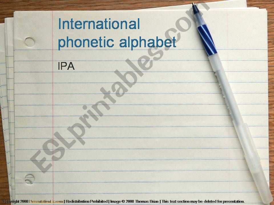 Phonetics powerpoint