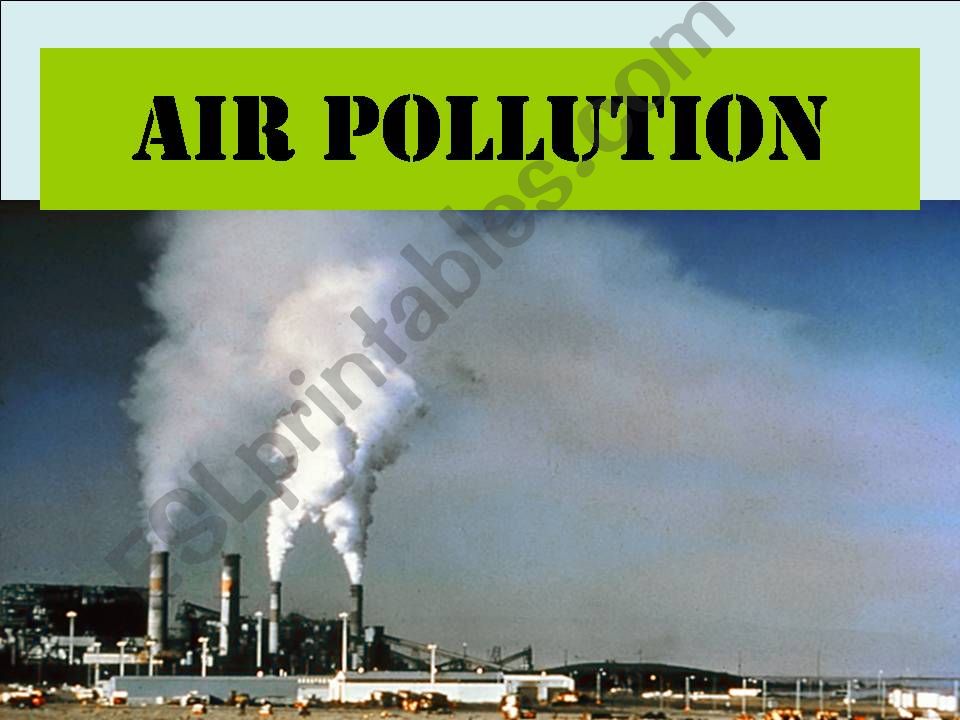 air  pollution powerpoint