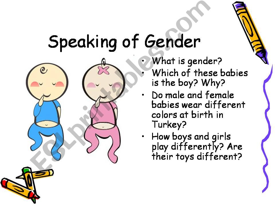 Speaking of Gender powerpoint