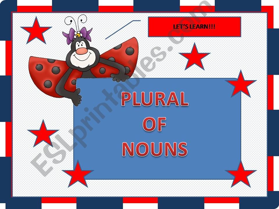 Plural of nouns powerpoint