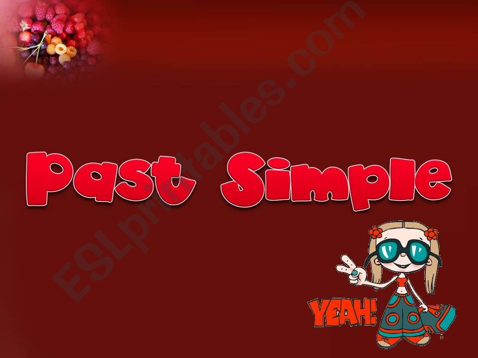 Simple Past (exercises+key) powerpoint