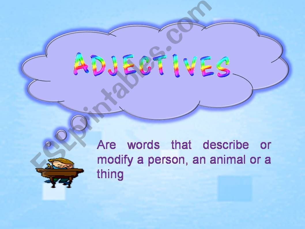 ADJECTIVES powerpoint